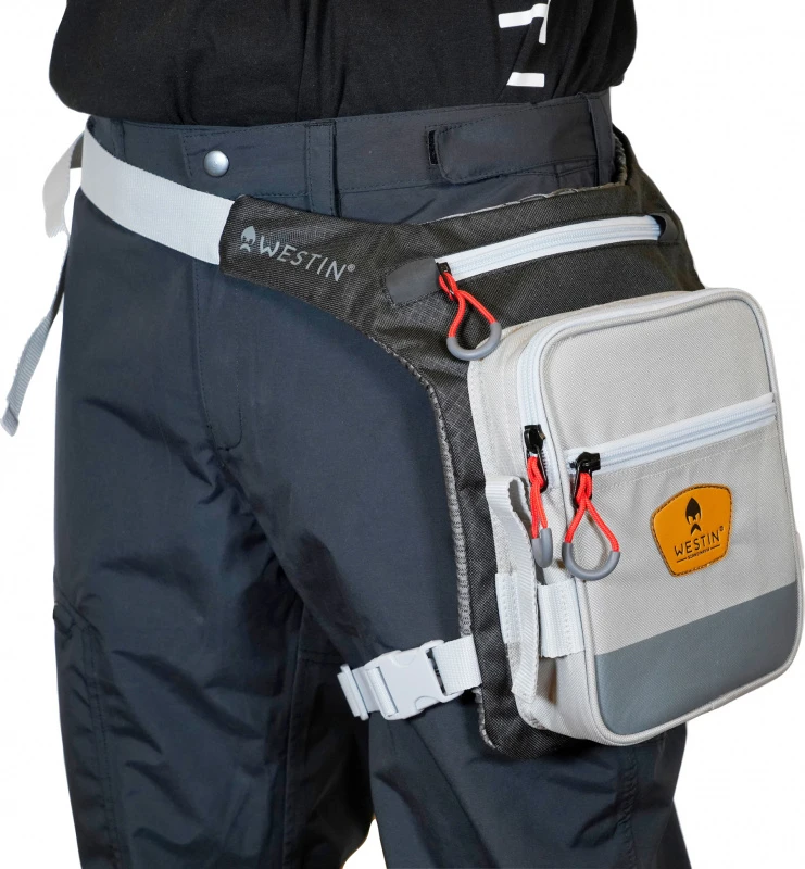 Westin W3 Leg Bag Medium Grey/Black 3 Westin W3 Leg Bag Medium Grey/Black – Image 2
