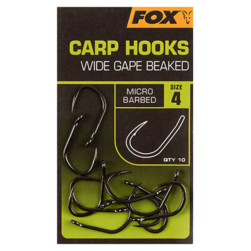 Fox Carp Hooks Wide Gape 4 Fox Carp Hooks Wide Gape – Image 2